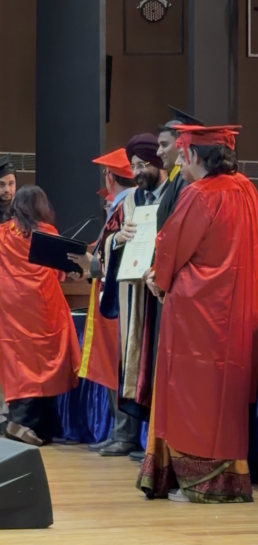 Degree presentation